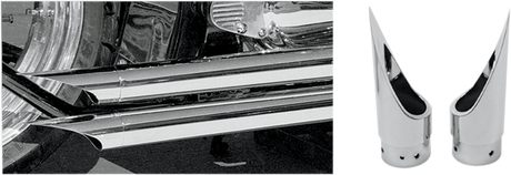 BARON Exhaust Tip - Scalloped BA-1100-01