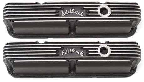 Edelbrock Valve Cover Classic Series Chrysler La 318-340-360 CI V8 Black 41763