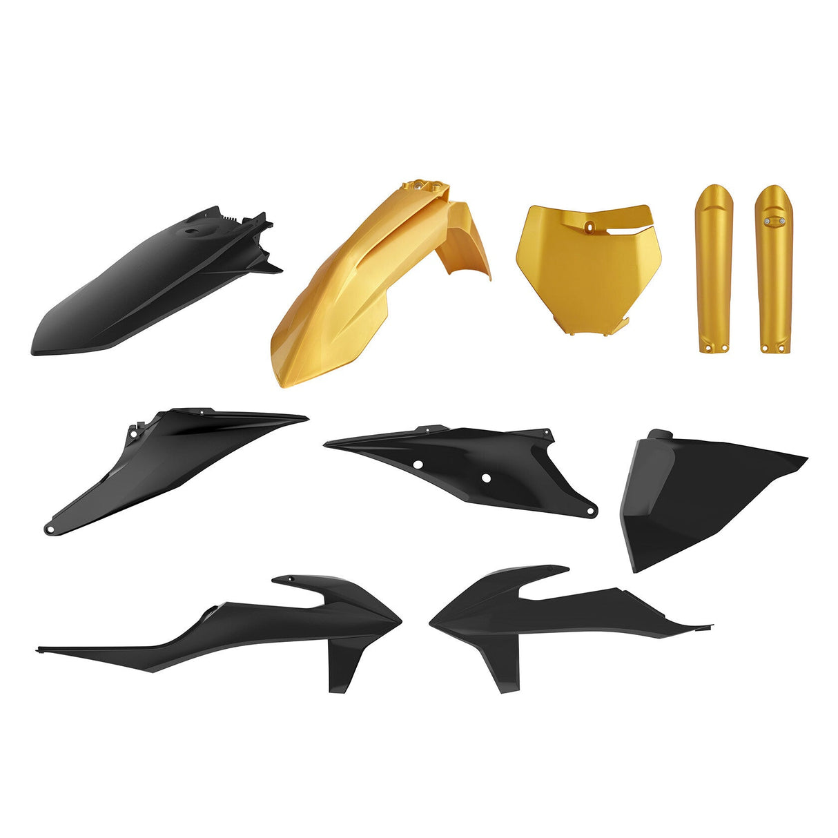 POLISPORT Full Plastic Kit Ktm Gold/Black 91052