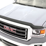AVS 14-18 GMC Sierra 1500 Hoodflector Low Profile Hood Shield - Smoke 21023