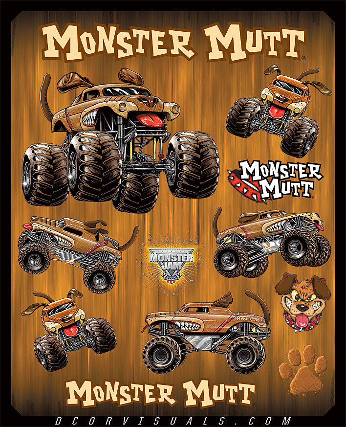 D-COR Monster Jam Decal Sheet 40-90-203