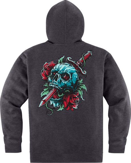 ICON Omnicrux Zip Fleece Hoodie - Black - 2XL 3050-6391