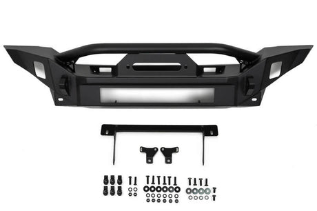 DV8 Offroad 18-23 Jeep Wrangler JL / 20-23 Jeep Gladiator JT FS-7 Mid-Width Winch Front Bumper FBJL-07