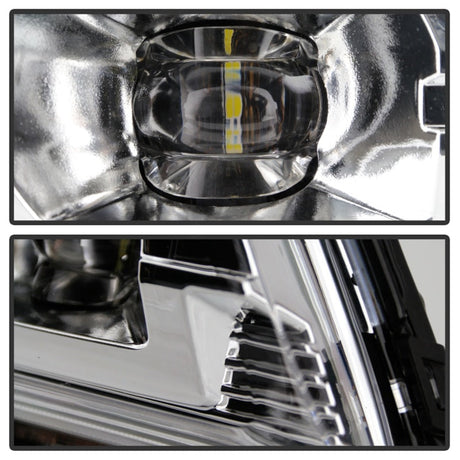 Spyder 19-20 Chevy Silverado 1500 OEM Style Full LED Fog Light w/Switch - Clear (Wont Fit RPO U12) 5086983