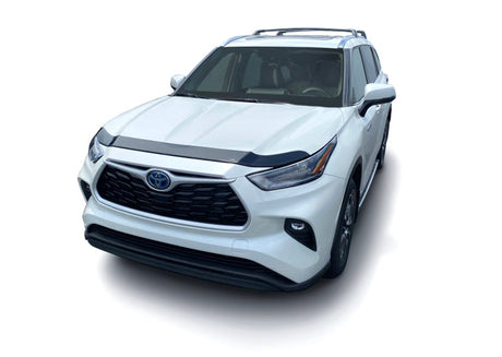 AVS 20-22 Toyota Highlander Aeroskin Low Profile Hood Shield - Smoke 322190