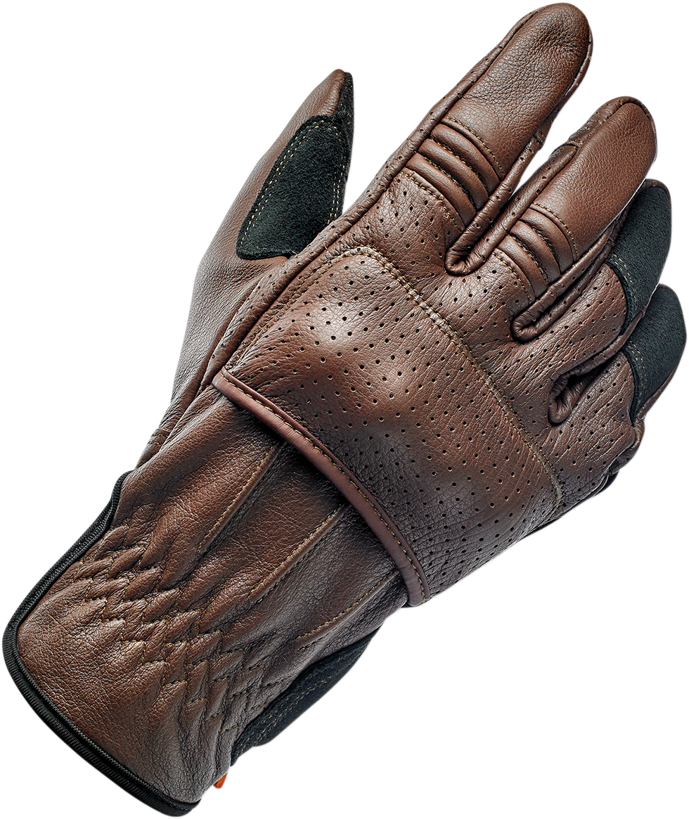 BILTWELL Borrego Gloves - Chocolate/Black - XL 1506-0201-305