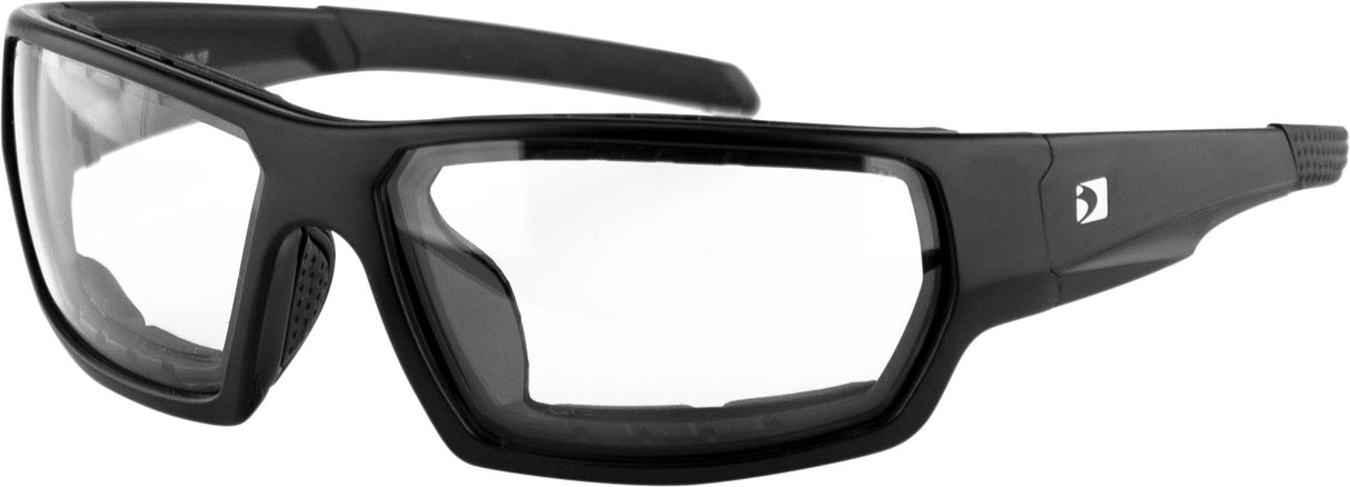 BOBSTER Tread Sunglasses Matte Black W/Clear Lens Removable Foam BTRE001C