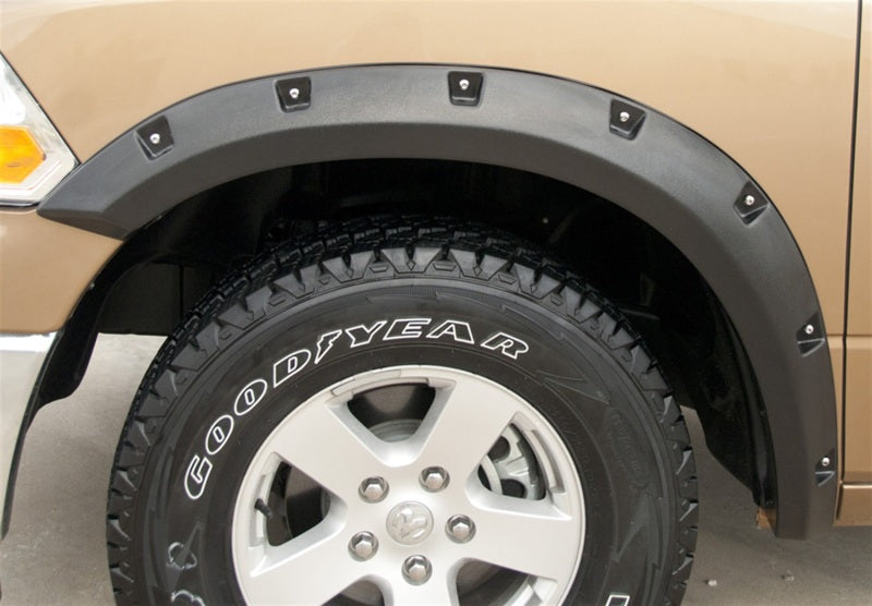 Lund 09-17 Dodge Ram 1500 RX-Rivet Style Textured Elite Series Fender Flares - Black (4 Pc.) RX204T