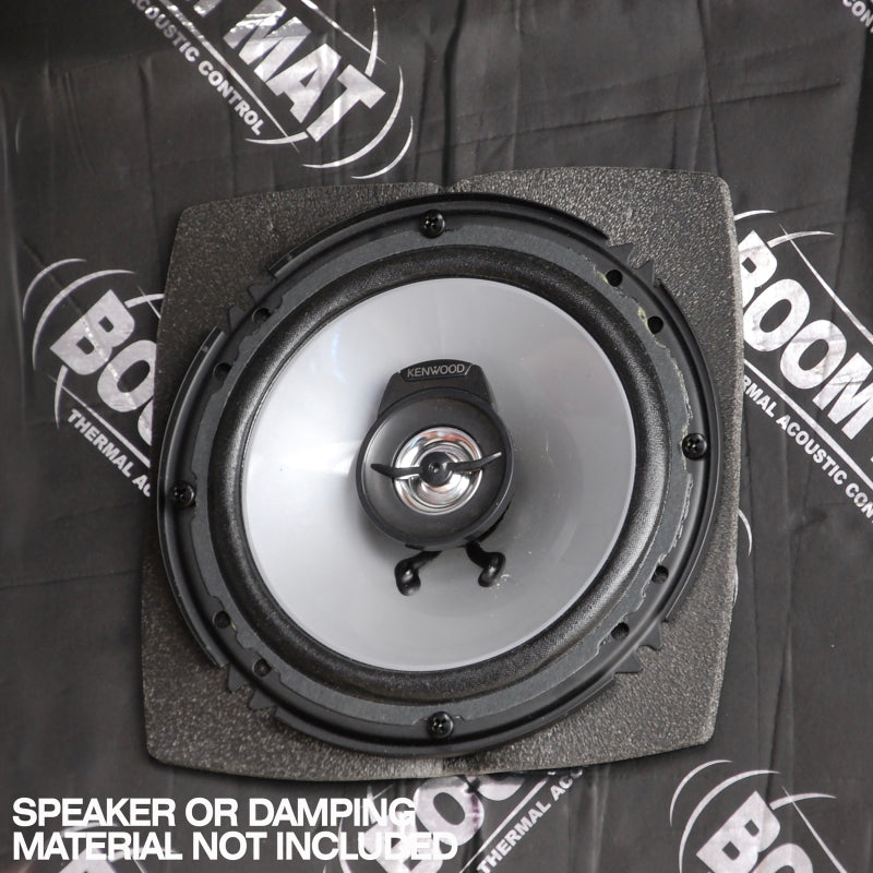 DEI Speaker Baffles 5.25in Round 6.5in Wide 6.5 Height 2.5in Deep Pair 50321