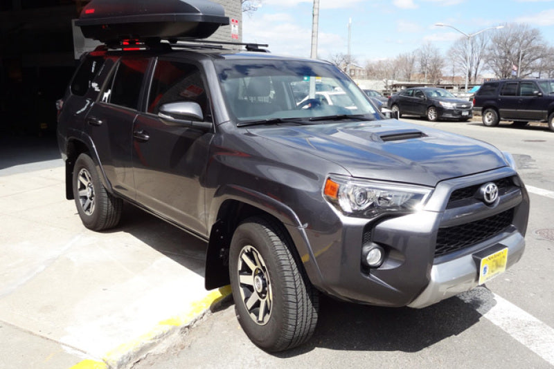 Rally Armor 12-19 Toyota 4Runner UR Black Mud Flap w/ White Logo MF48-UR-BLK/WH