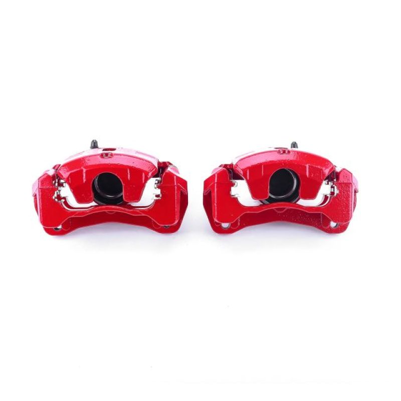 Power Stop 06-12 Mitsubishi Eclipse Front Red Calipers w/Brackets - Pair S2614C