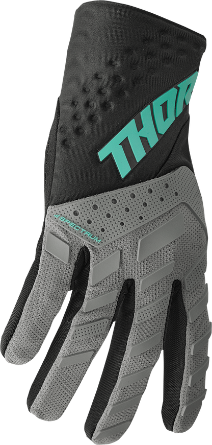 THOR Spectrum Gloves - Gray/Black/Mint - Medium 3330-6827