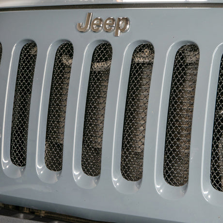 DV8 Offroad 2007-2018 Jeep JK Black Mesh Grille D-JP-190010-BK