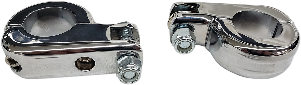 RIVCO PRODUCTS Clamps - 1-1/4" - Chrome MV220