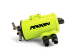 Perrin 08-14 Subaru WRX/STI Air Oil Separator - Neon Yellow PSP-ENG-606NY