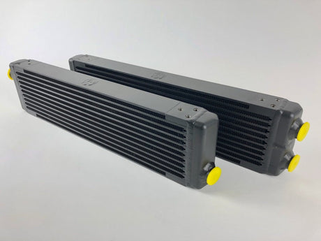 CSF Universal Dual-Pass Oil Cooler (RS Style) - M22 x 1.5 - 24in L x 5.75in H x 2.16in W 8110