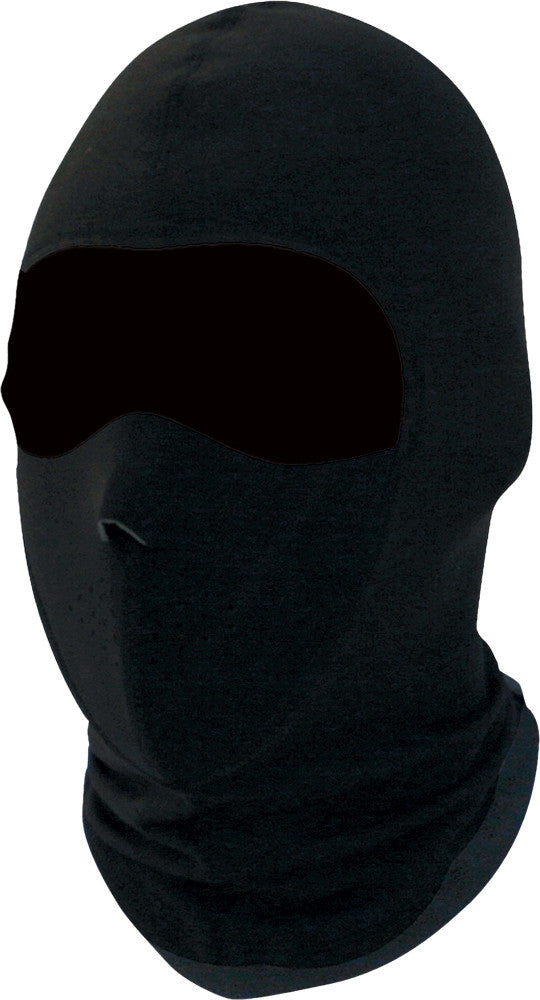 ZAN Balaclava Coolmax W/Mask Black WBC114NFM