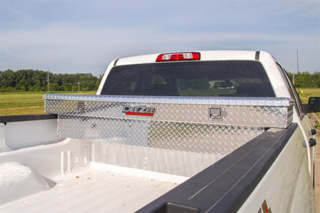 Deezee Universal Tool Box - Red Crossover - Single Lid BT Alum Full Size DZ 8170