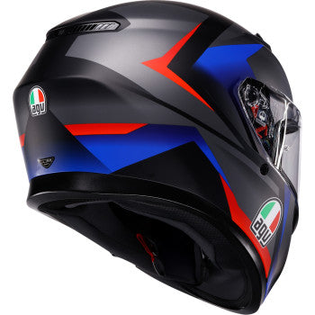 AGV Helmet K3 Striga Matte Black/Blue/Red 2x 2118381004-024-XXL