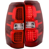 ANZO 2007-2013 Chevrolet Avalanche LED Taillights Red/Clear 311143