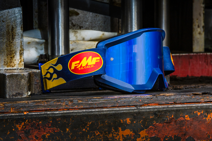 Gafas FMF PowerCore - Flame - Azul marino - Espejo azul F-50051-00007 2601-3008 