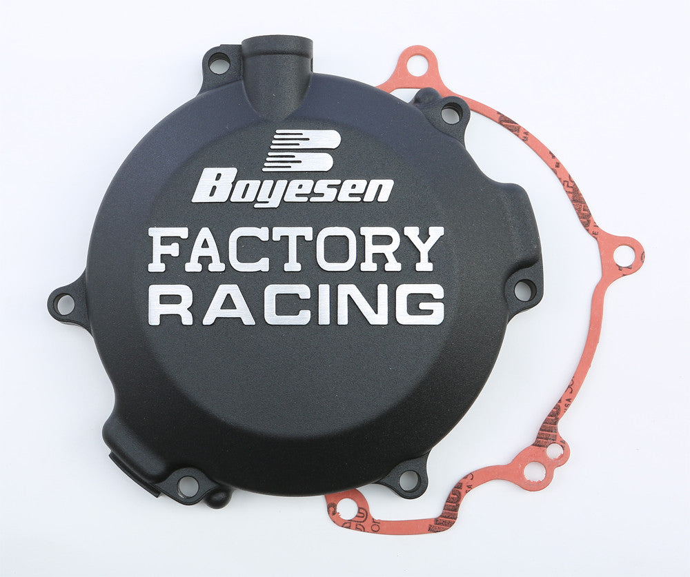 BOYESEN Factory Racing Clutch Cover Black CC-10B