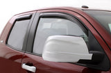 AVS 07-18 Toyota Tundra Double Cab Ventvisor In-Channel Front & Rear Window Deflectors 4pc - Smoke 194761