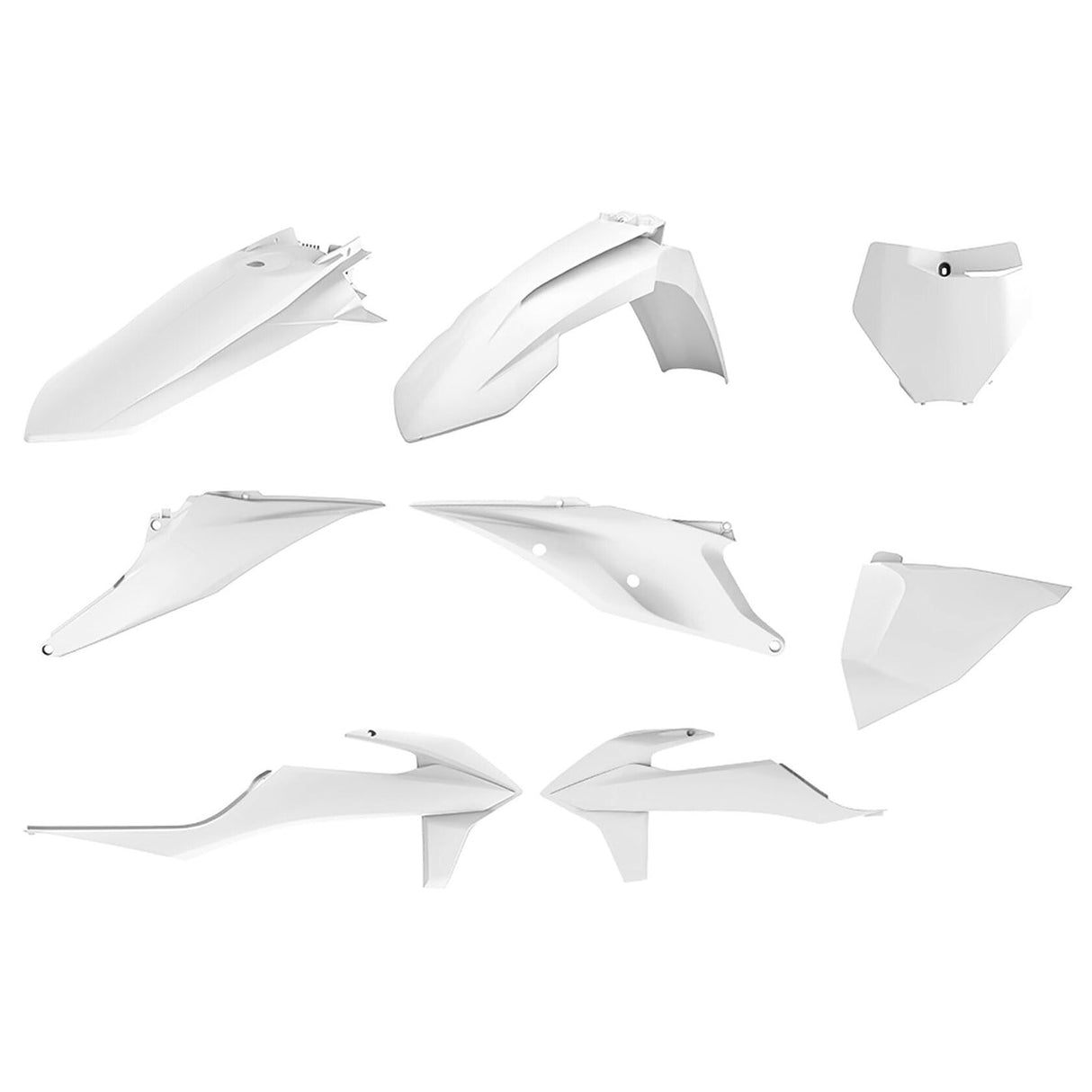 POLISPORT Plastic Body Kit White Ktm 90913