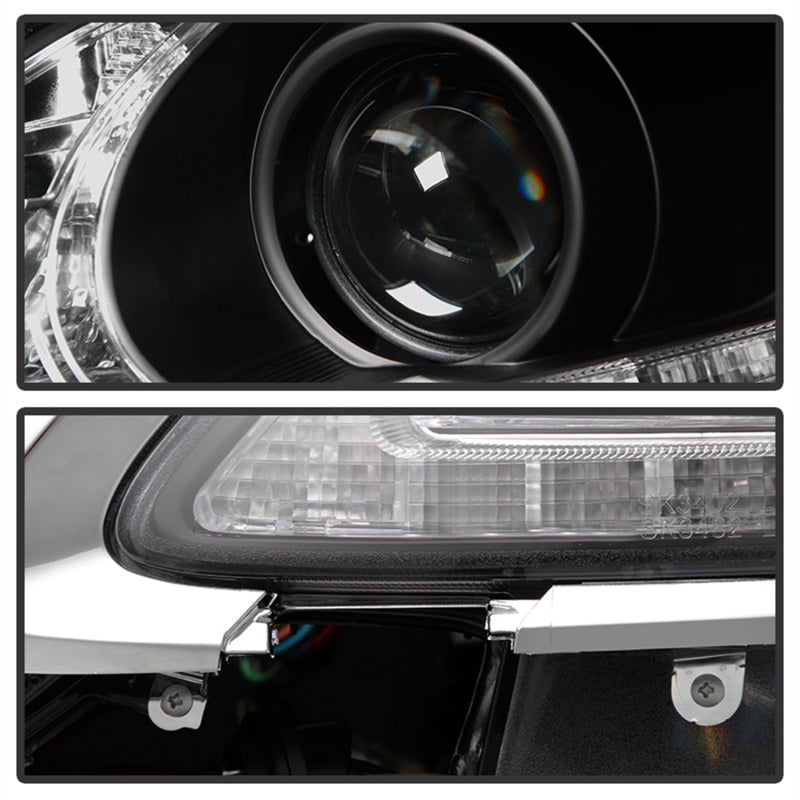 Spyder Lexus GS 300 / 350 / 450 06-11 Headlights - HID Model Only - Black PRO-YD-LG06-HID-DRL-BK 5082800