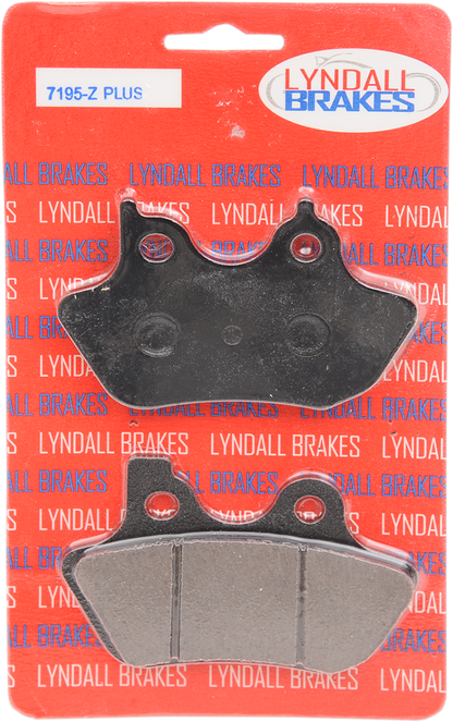 LYNDALL RACING BRAKES LLC Z-Plus Brake Pads - Harley-Davidson 7195-Z+