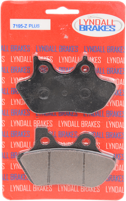 LYNDALL RACING BRAKES LLC Z-Plus Brake Pads - Harley-Davidson 7195-Z+