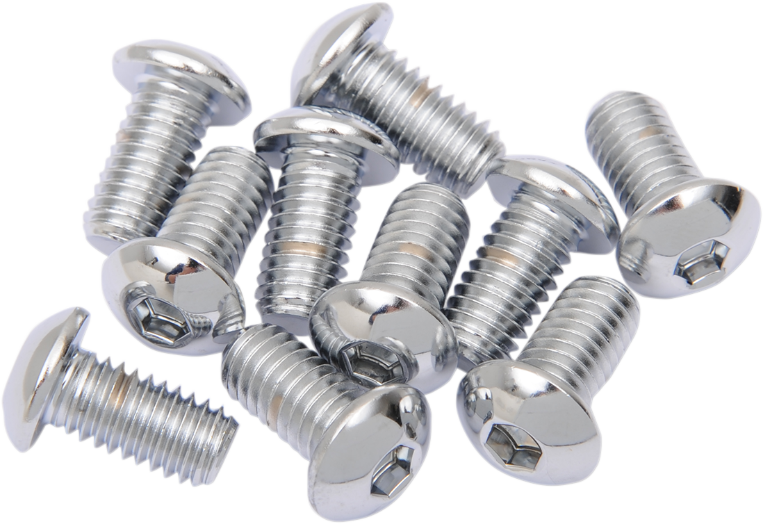 DRAG SPECIALTIES Bolts - Button-Head - 3/8"-16 x 3/4" MPB418