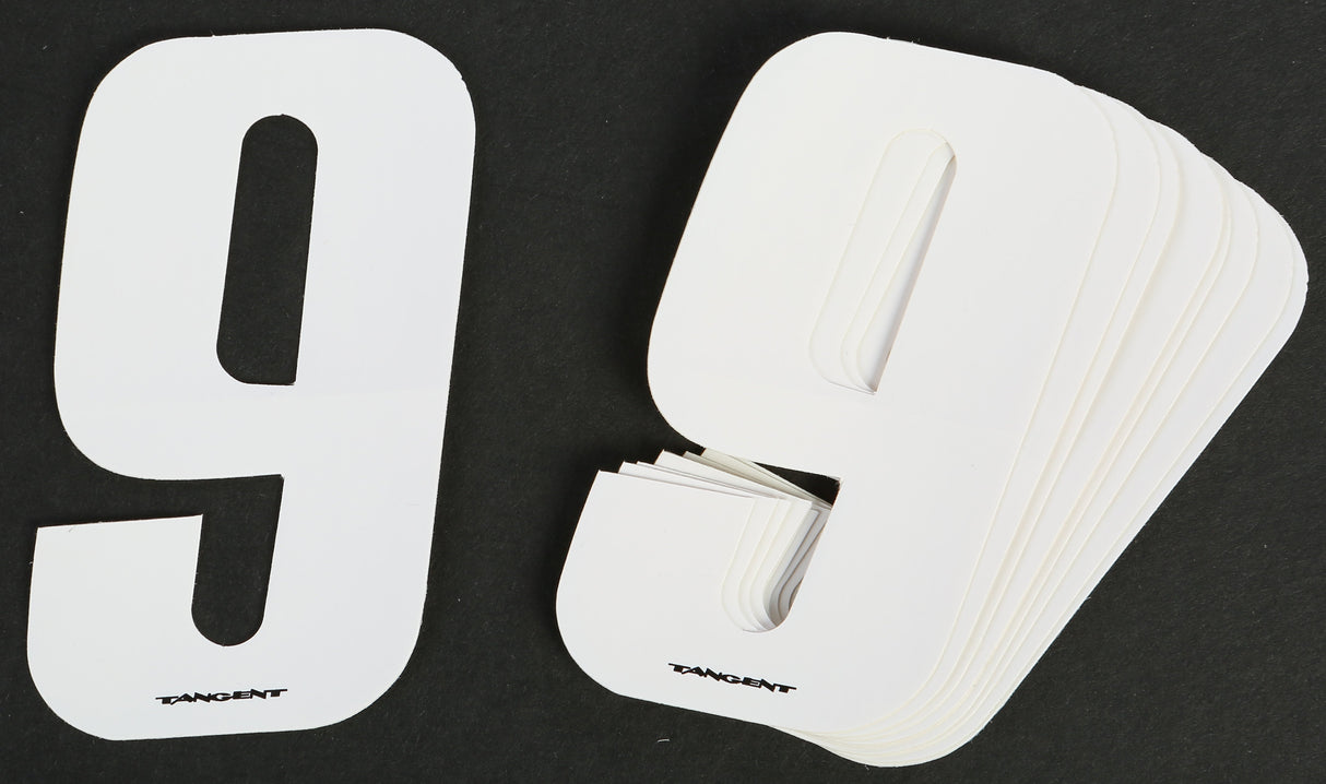 TANGENT Pro Digit 3" White #9 10/Pk 05-3209
