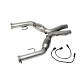 BBK 05-10 Mustang 4.6 Short Mid X Pipe With Catalytic Converters 2-3/4 For BBK Long Tube Headers 1637