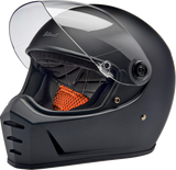 BILTWELL Lane Splitter Helmet - Flat Black - Large 1004-201-504