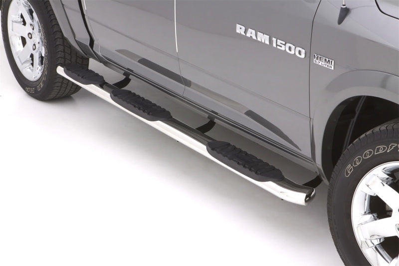 Lund 09-17 Dodge Ram 1500 Crew Cab (5.5ft. Bed) 5in. Oval WTW SS Nerf Bars - Polished 24497043