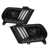 Spyder Ford Mustang 10-13 Projector Headlights - HID Model Only - Black PRO-YD-FM2010V2-HID-BK 5084569