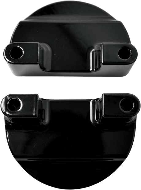 DRAG SPECIALTIES Fender-To-Fork Adapters - Gloss Black 1410-0065