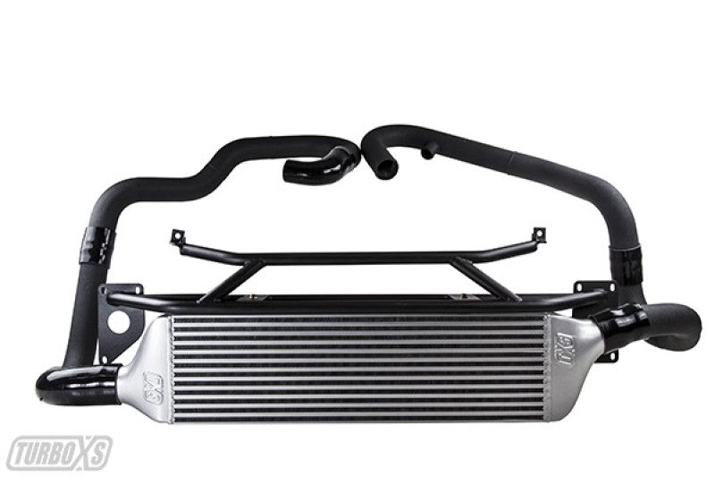 Turbo XS FMIC 2015-2017 Subaru STi - Wrinkle Black Pipes STI15-FMIC-BLK