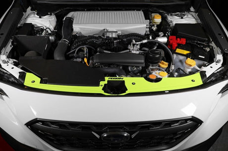 Perrin 22-23 Subaru WRX Radiator Shroud - Neon Yellow PSP-ENG-513NY