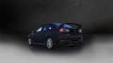 Corsa 08-14 Mitsubishi Lancer Evolution X Sedan 2.0L Black Sport Dual Rear Cat-Back Exhaust 14858BLK