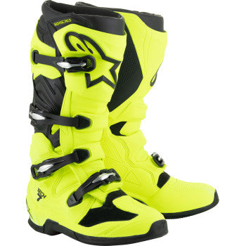 ALPINESTARS Tech 7 Boots - Fluorescent Yellow/Black - US 9  2012025-551-9