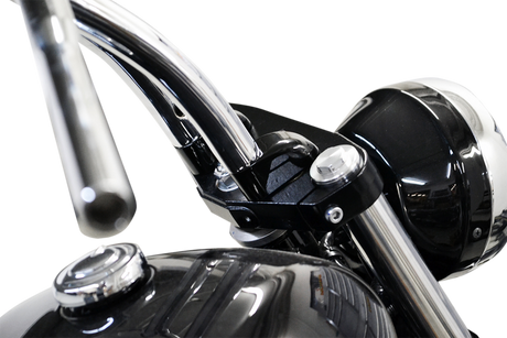 LA CHOPPERS Riser Extensions - Pullback - 1" - Black LA-7416-01B