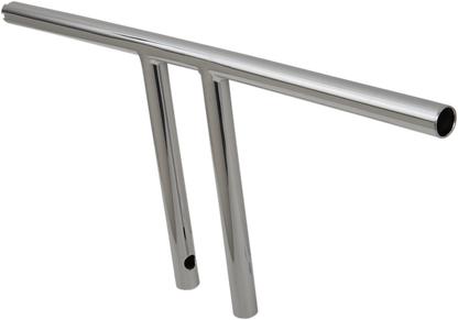 DRAG SPECIALTIES Handlebar - T-Bar - Dimpled - 10" - Chrome ACT 23.5" WIDE 0601-4221