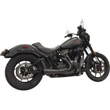 BASSANI XHAUST 2-into-1 Ripper Exhaust System with Megaphone Muffler - Short - Chrome - 49-State - M8 Softail 1S75E