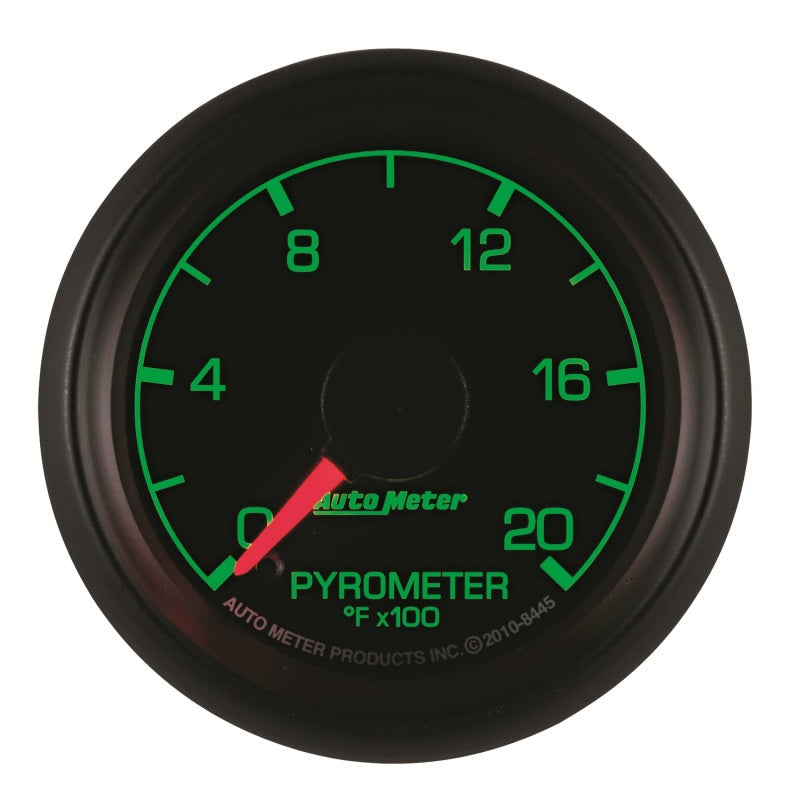 Autometer Factory Match Ford 52.4mm Full Sweep Electronic 0-2000 Deg F EGT/Pyrometer Gauge 8445