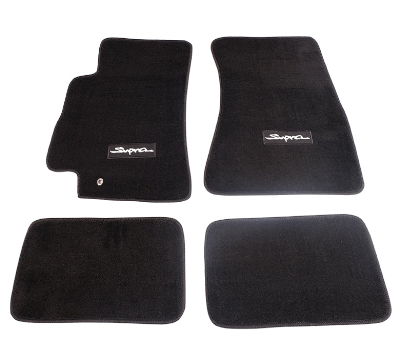 NRG Floor Mats - 96-02 Toyota Supra (Supra Logo) - 4pc. FMR-300