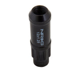 NRG 700 Series M12 X 1.25 Steel Lug Nut w/Dust Cap Cover Set 21 Pc w/Locks & Lock Socket - Black LN-LS710BK-21