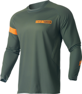 THOR Range Jersey - Army Green/Orange - XL 2910-7485