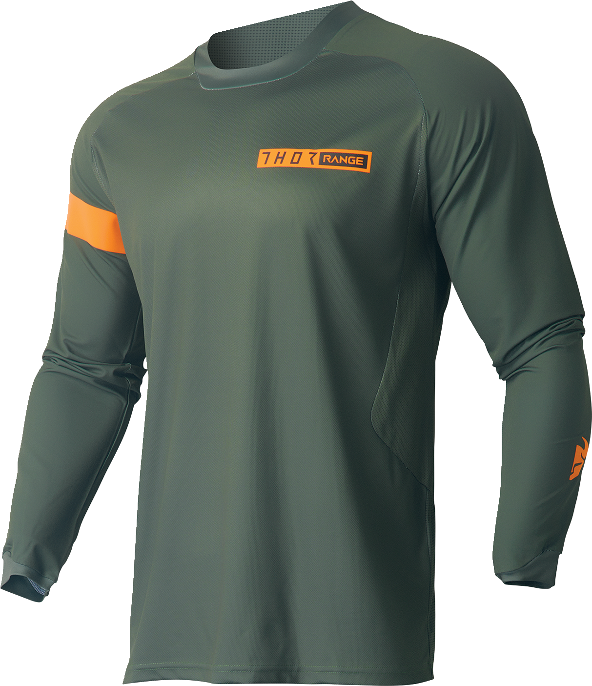 THOR Range Jersey - Army Green/Orange - 3XL 2910-7487